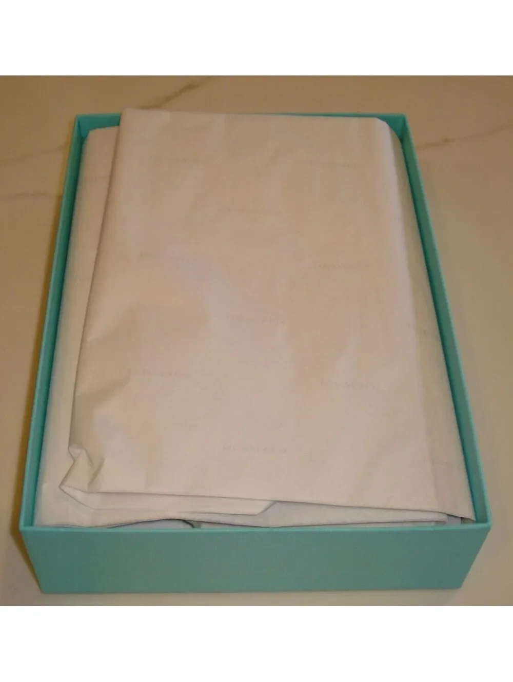 New in Box Tiffany & Co. Silver Ribbed / Art Deco Style Frame with Box and Bag